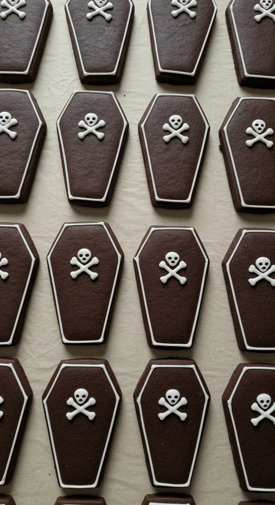 Coffin Chocolate Cutouts