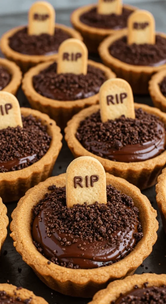Graveyard Dirt Cookie Cups